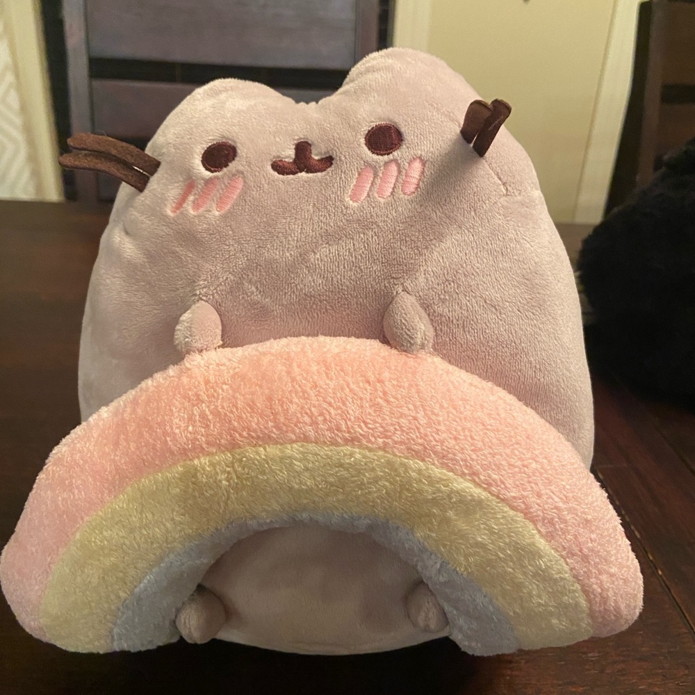Pusheen Plush in Light Purple with Pink and‎ Cream Accents